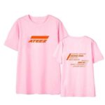 Camiseta Ateez Naranja (13)