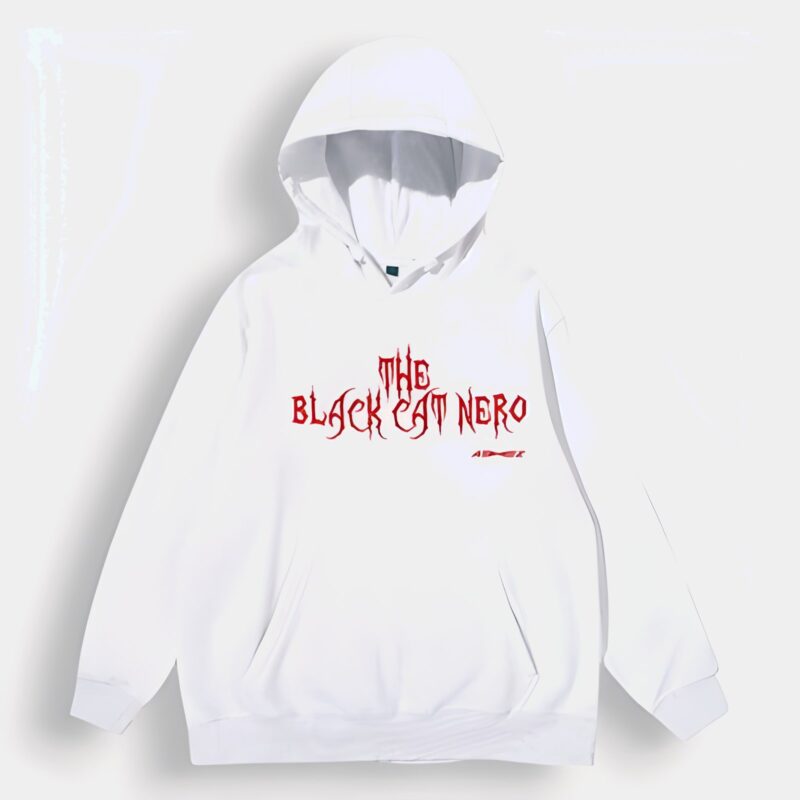 Sudadera Ateez The Black Cat Nero
