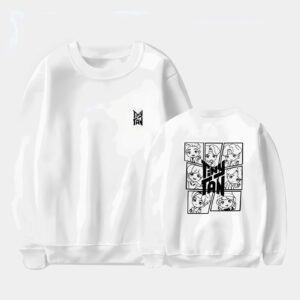 Sudadera TinyTAN BTS Blanca