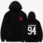 31526-0 Sudadera Monsta X - Miembro del Grupo Negro