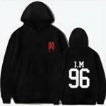 31526-5 Sudadera Monsta X - Miembro del Grupo Negro (6)