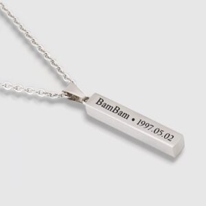 Collar de plata GOT7 - Diseño (2)