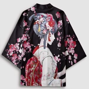 Kimono Streetwear Geisha - Moda K-Pop y Harajuku