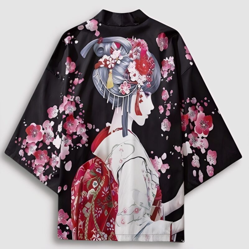 Kimono Streetwear Geisha - Moda K-Pop y Harajuku