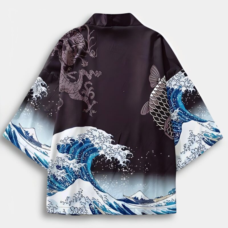 Kimono Streetwear Wave - Moda K-Pop