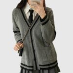 Cárdigan Gris de K-Pop (4)