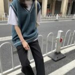 Jersey Sin Mangas Oversize de K-Pop (4)