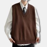 Jersey sin mangas de estilo coreano para hombres - Premium
