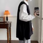 Jersey sin mangas de estilo coreano para hombres - Premium (6)
