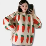 Jersey Carrots Vintage - Moda Coreana Premium