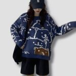 Suéter Kawaii Coreano Bear - Moda K-Pop (3)
