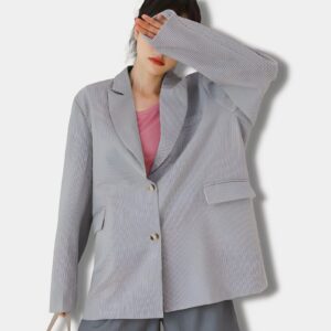 Chaqueta Coreana Cuadros