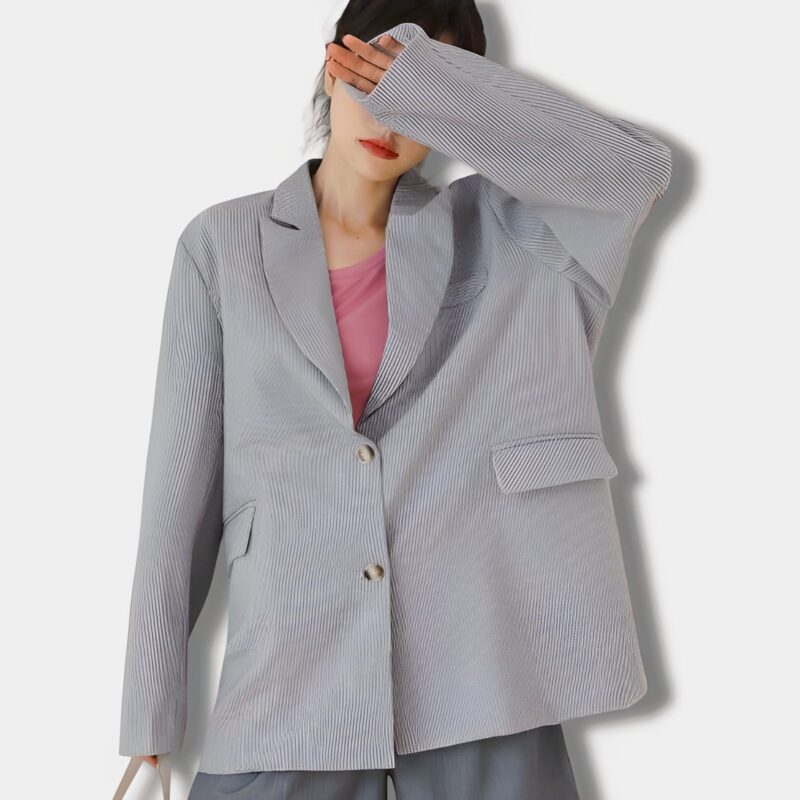 Chaqueta Coreana Cuadros