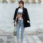 Chaqueta larga negra ulzzang | KPOP STORE (5)