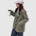 36417-1 Blazer Coreano Vintage - Chaqueta KPOP (2)