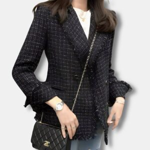 Blazer Black Chic Tiles de K-Pop