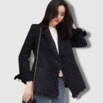 Blazer Black Chic Tiles de K-Pop (2)
