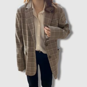 Blazer Korean Tiles Chic de KPOP STORE (2)