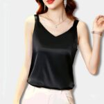 Camiseta Sin Mangas Satinada de K-pop