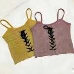 Crop Lacet Tanker de K-Pop (8)