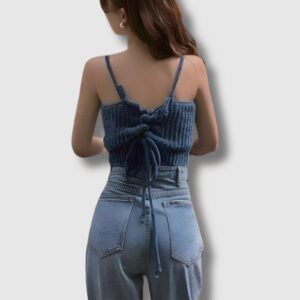 Crop Top Tanker de K-Pop para Uzzlang Girl (2)