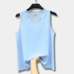 Camiseta Sin Mangas Estilo Coreano para Uzzlang