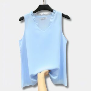 Camiseta Sin Mangas Estilo Coreano para Uzzlang