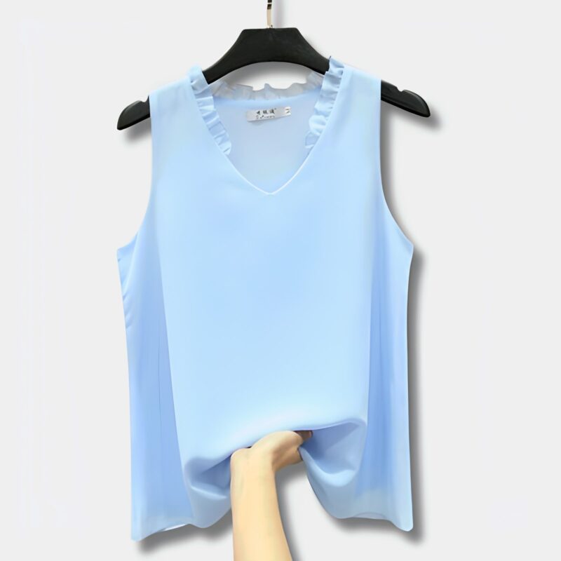 Camiseta Sin Mangas Estilo Coreano para Uzzlang