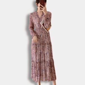 Vestido Vintage Floral Coreano - Elegancia y Estilo