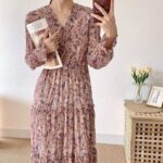 Vestido Vintage Floral Coreano - Elegancia y Estilo (5)