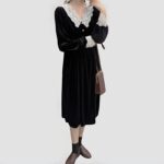 37462-2 Vestido Coreano Botones Frontales | KPOP STORE (3)