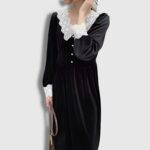 37462-3 Vestido Coreano Botones Frontales | KPOP STORE (4)