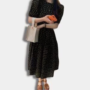 Vestido Coreano - Elegancia Vintage
