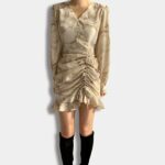 Vestido Retro Chic Coreano - Vestido Elegante