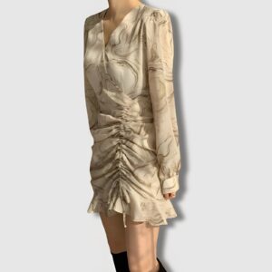 Vestido Retro Chic Coreano - Vestido Elegante (2)