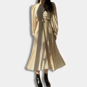 Vestido Floral Coreano - Vestido Chic