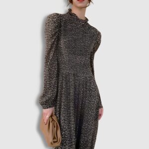 Vestido Largo Vintage Coreano (2)