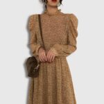 Vestido Largo Vintage Coreano (4)