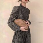 Vestido Largo Vintage Coreano (6)