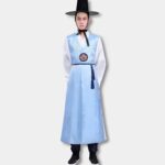 37736-0 Hanbok Tradicional Azul para Hombre | KPOP STORE