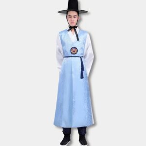 Hanbok Tradicional Azul para Hombre | KPOP STORE
