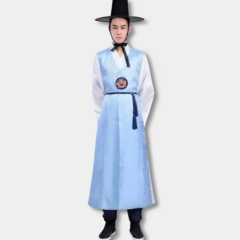 Hanbok Tradicional Azul para Hombre | KPOP STORE