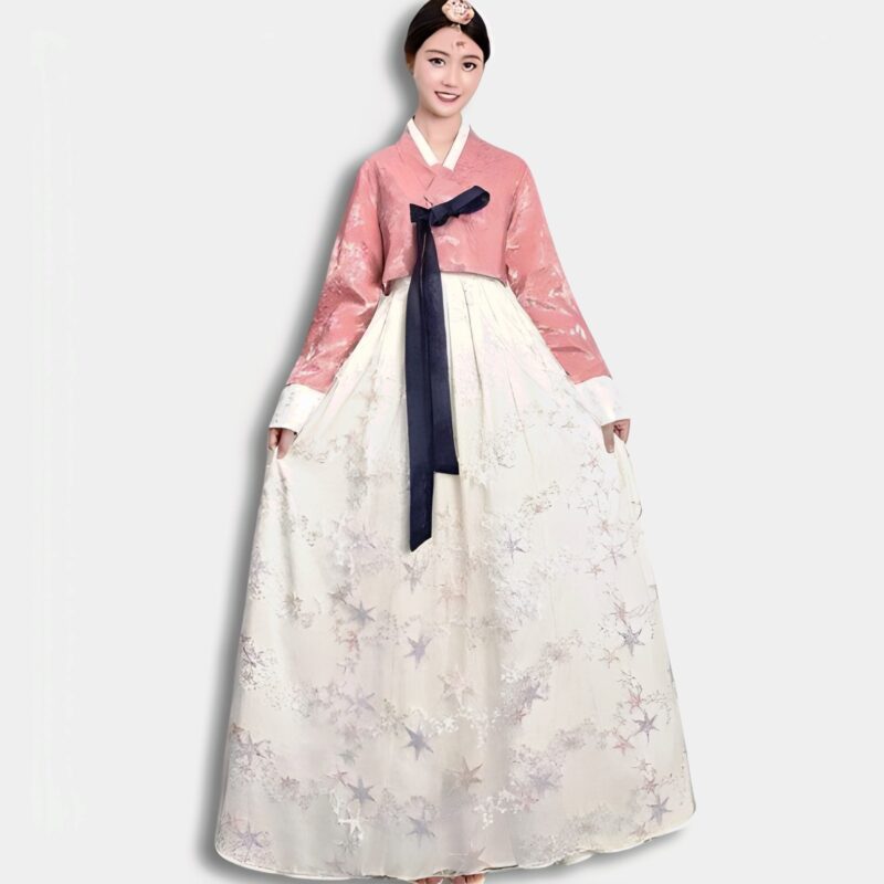 Hanbok Coreano Estrella - Vestido Tradicional K-Pop