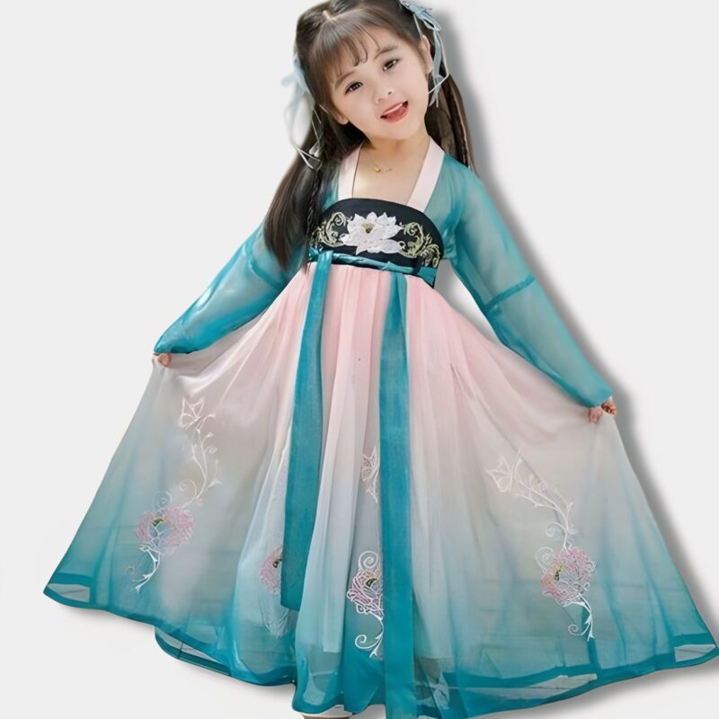 Hanfu Infantil para Niña - Vestido Tradicional Coreano