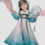 38093-2 Hanfu Infantil para Niña - Vestido Tradicional Coreano (3)