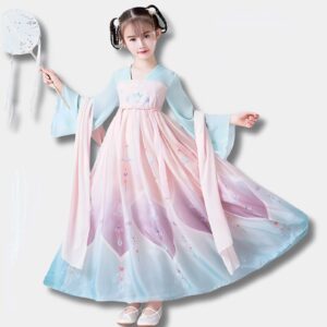 Hanbok Infantil Oriental - Vestido Tradicional Coreano