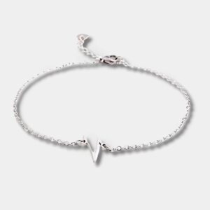 Pulsera Ajustable de Plata BTS