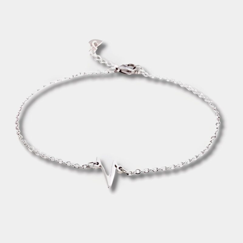 Pulsera Ajustable de Plata BTS