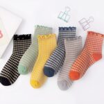 Coreenne Damier Sock - Calcetines K-Pop (2)