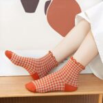 Coreenne Damier Sock - Calcetines K-Pop (4)